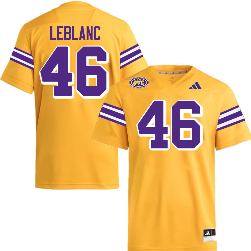 Tennessee Tech Golden Eagles #46 Dom LeBlanc College Football Jerseys,Uniforms-Gold